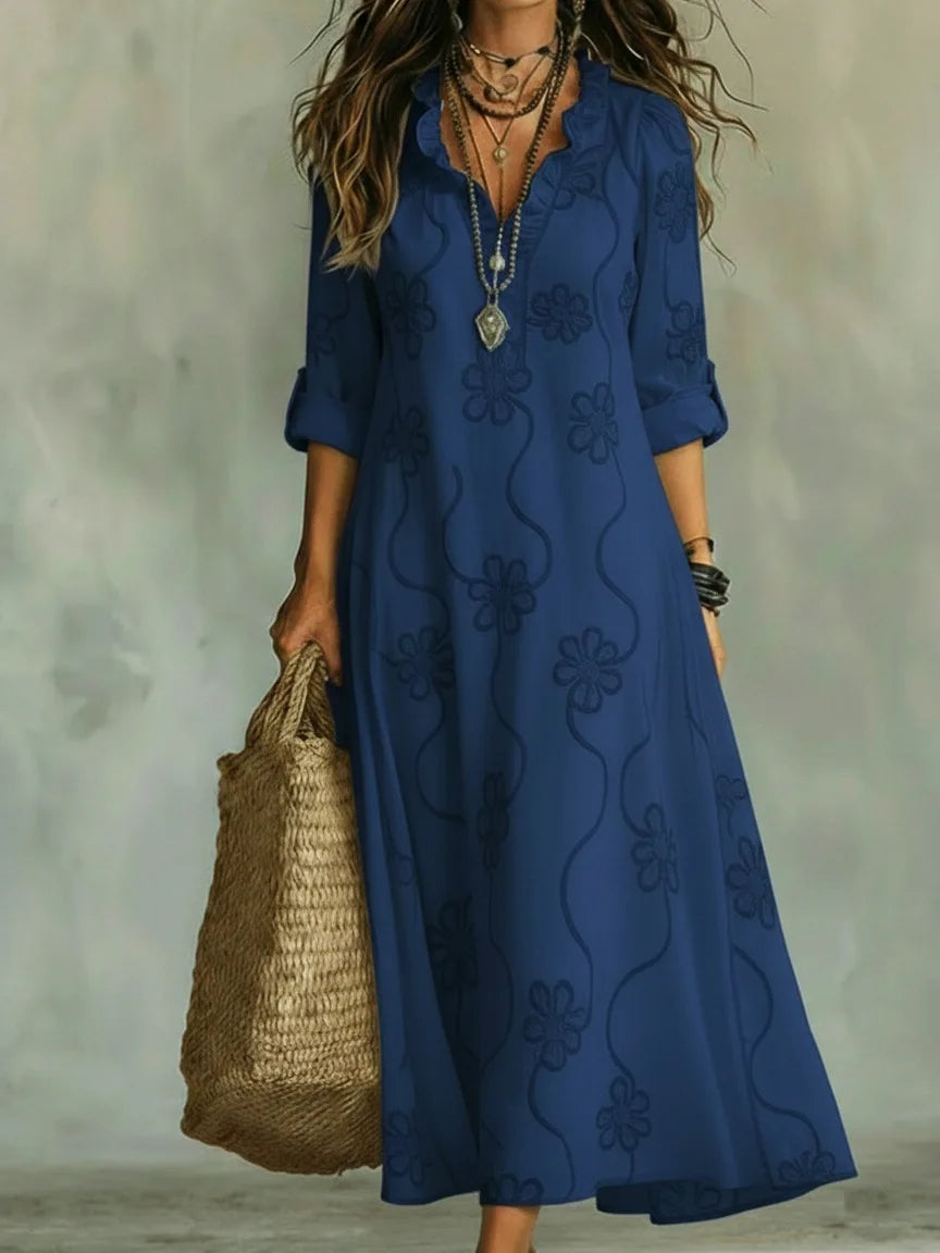Bobbie - Vestido Maxi Floral para Dias de Verão para Mulher