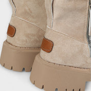 Daniela | Botas de Luxo e Conforto em Bege e Preto, do 35 ao 42