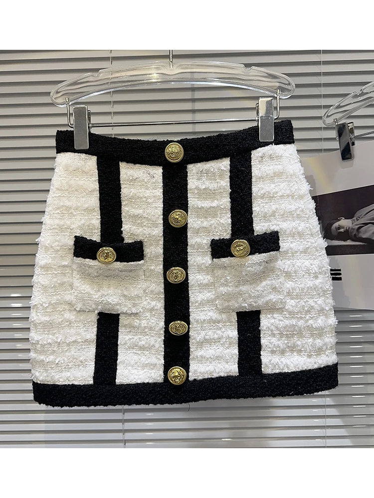 Conjunto Tweed Inverno Alta-Costura