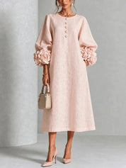 Rosalie | Vestido Floral Midi para Mulher