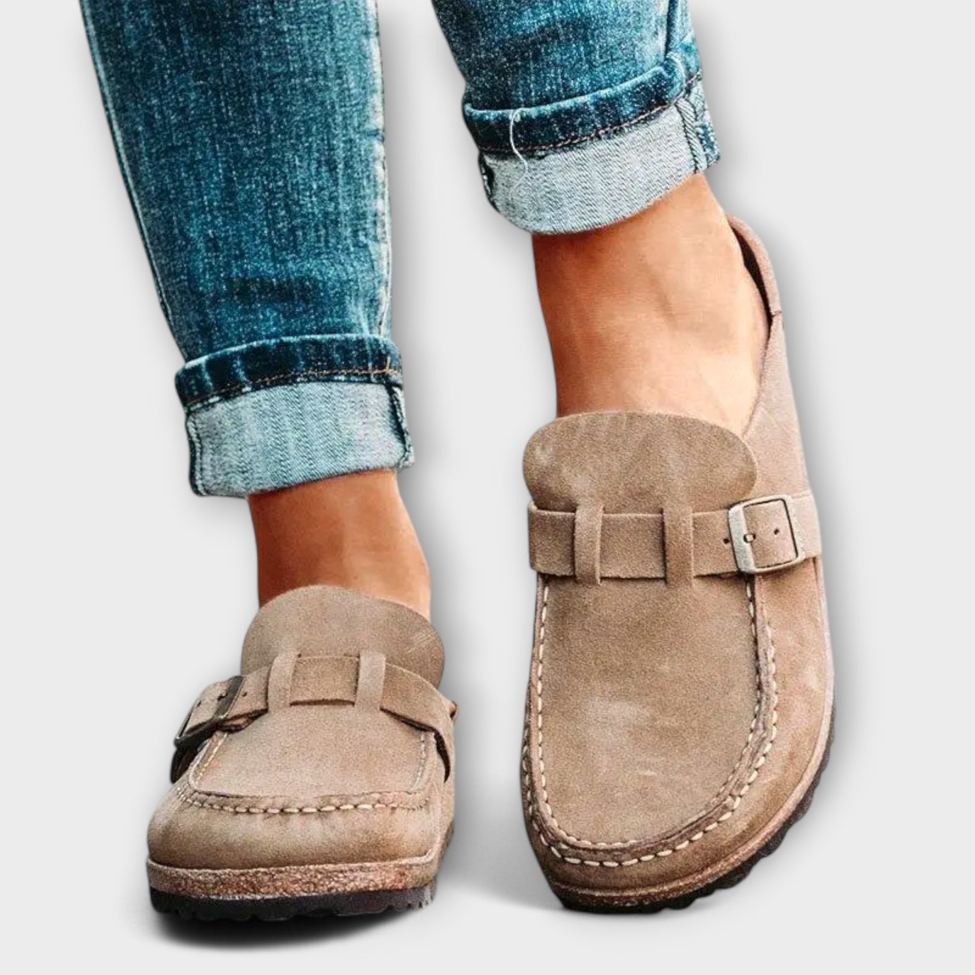 Catarina | Mocassins Ortopédicos em Púrpura e Verde, do 36 ao 42