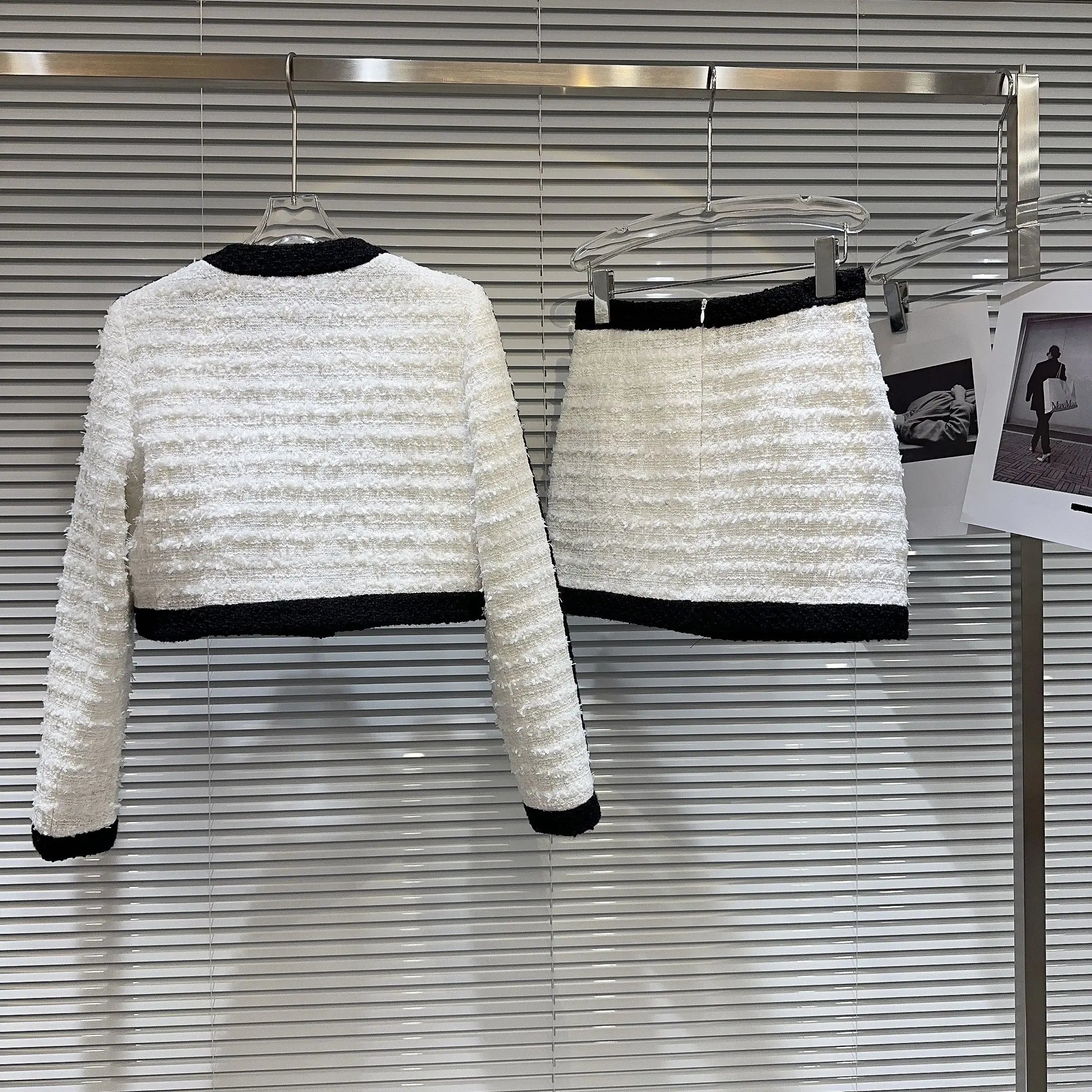 Conjunto Tweed Inverno Alta-Costura