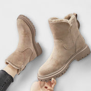 Daniela | Botas de Luxo e Conforto em Bege e Preto, do 35 ao 42