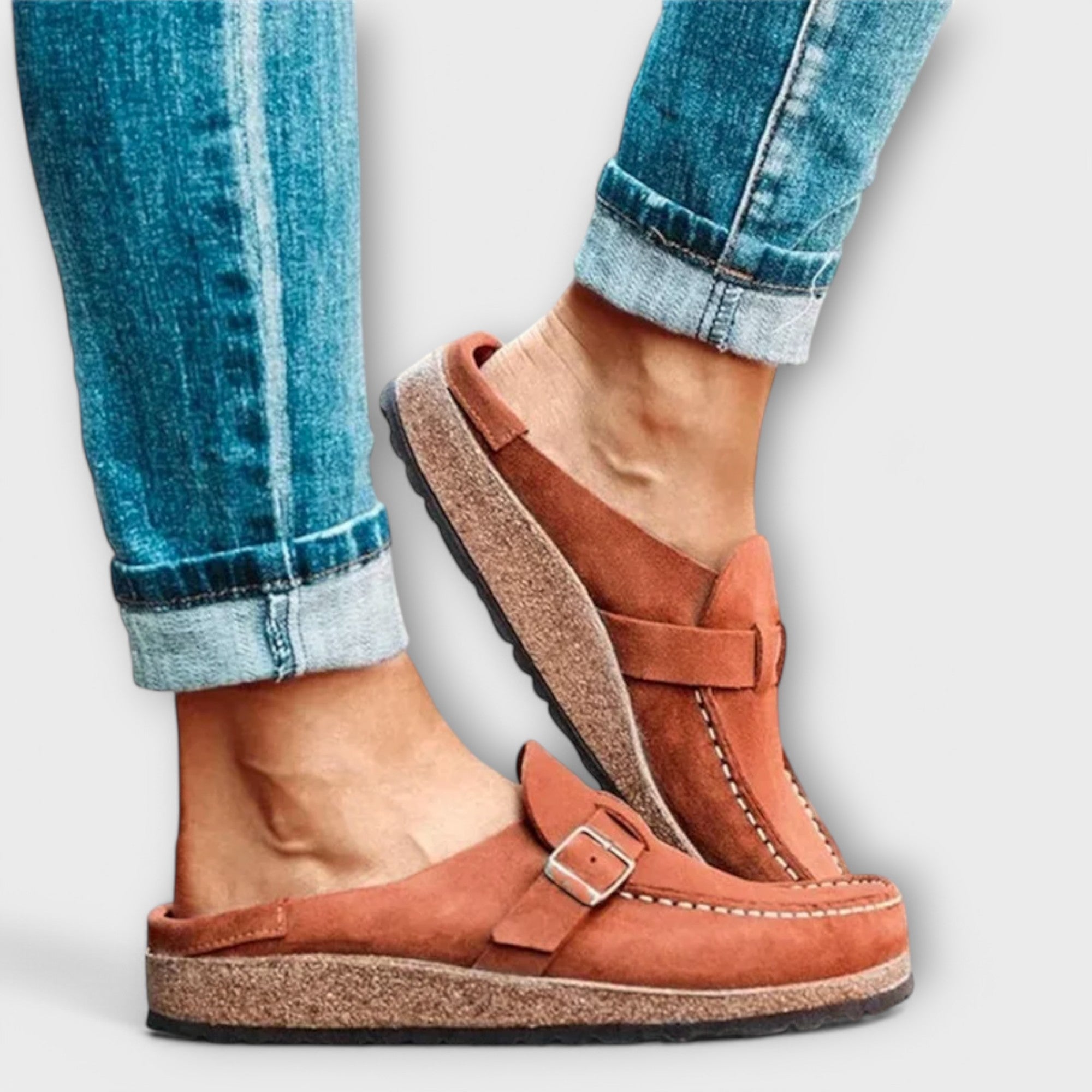 Catarina | Mocassins Ortopédicos em Púrpura e Verde, do 36 ao 42