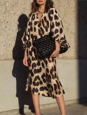 Lisa™ - Vestido com estampa de leopardo