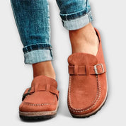Catarina | Mocassins Ortopédicos em Púrpura e Verde, do 36 ao 42