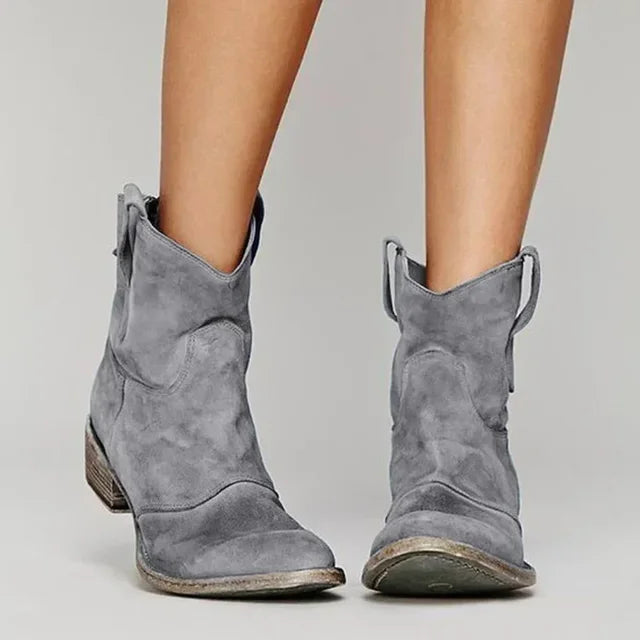 Francisca | Botas Cowboy Vintage em Castanho e Preto, do 35 ao 43