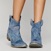 Francisca | Botas Cowboy Vintage em Castanho e Preto, do 35 ao 43