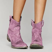 Francisca | Botas Cowboy Vintage em Castanho e Preto, do 35 ao 43