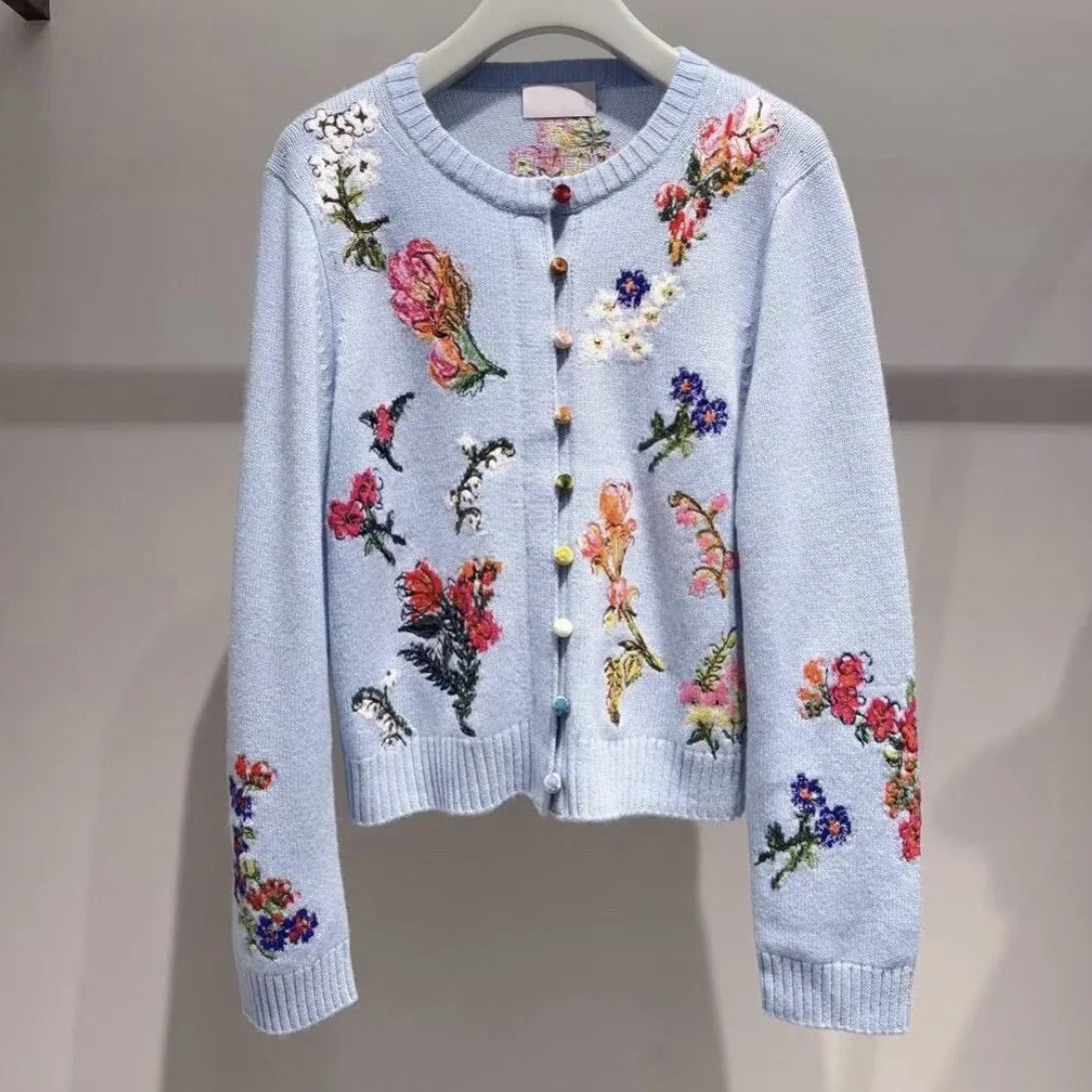 Sahara | Cardigan elegante com flores
