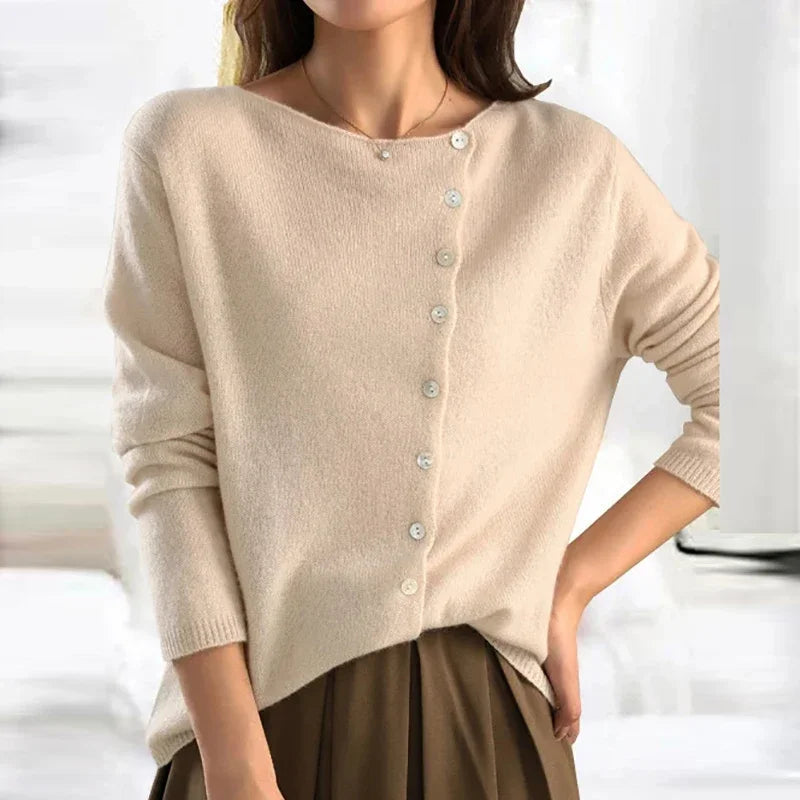 Alfonsa - Casaco de malha elegante para Mulher