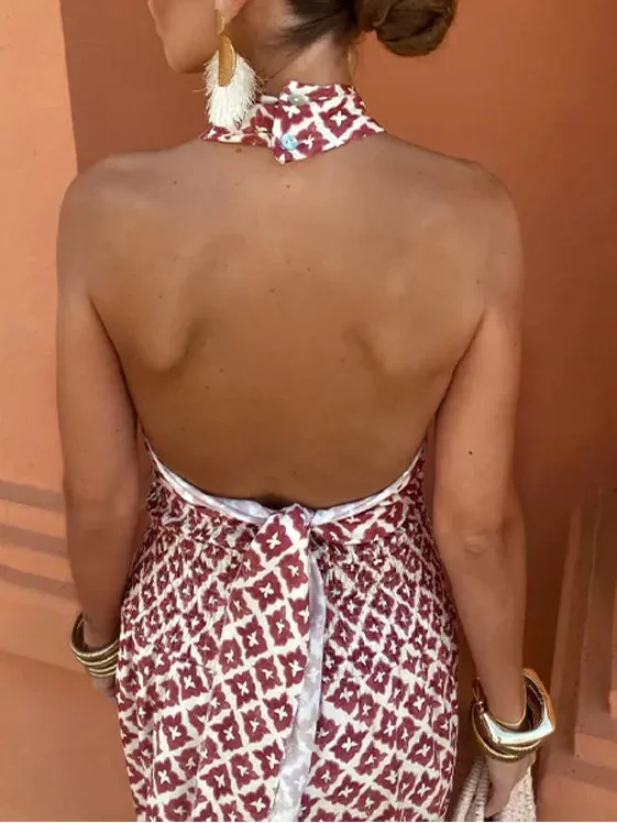 Mickay | Elegante conjunto midi com ombros descobertos para Mulher