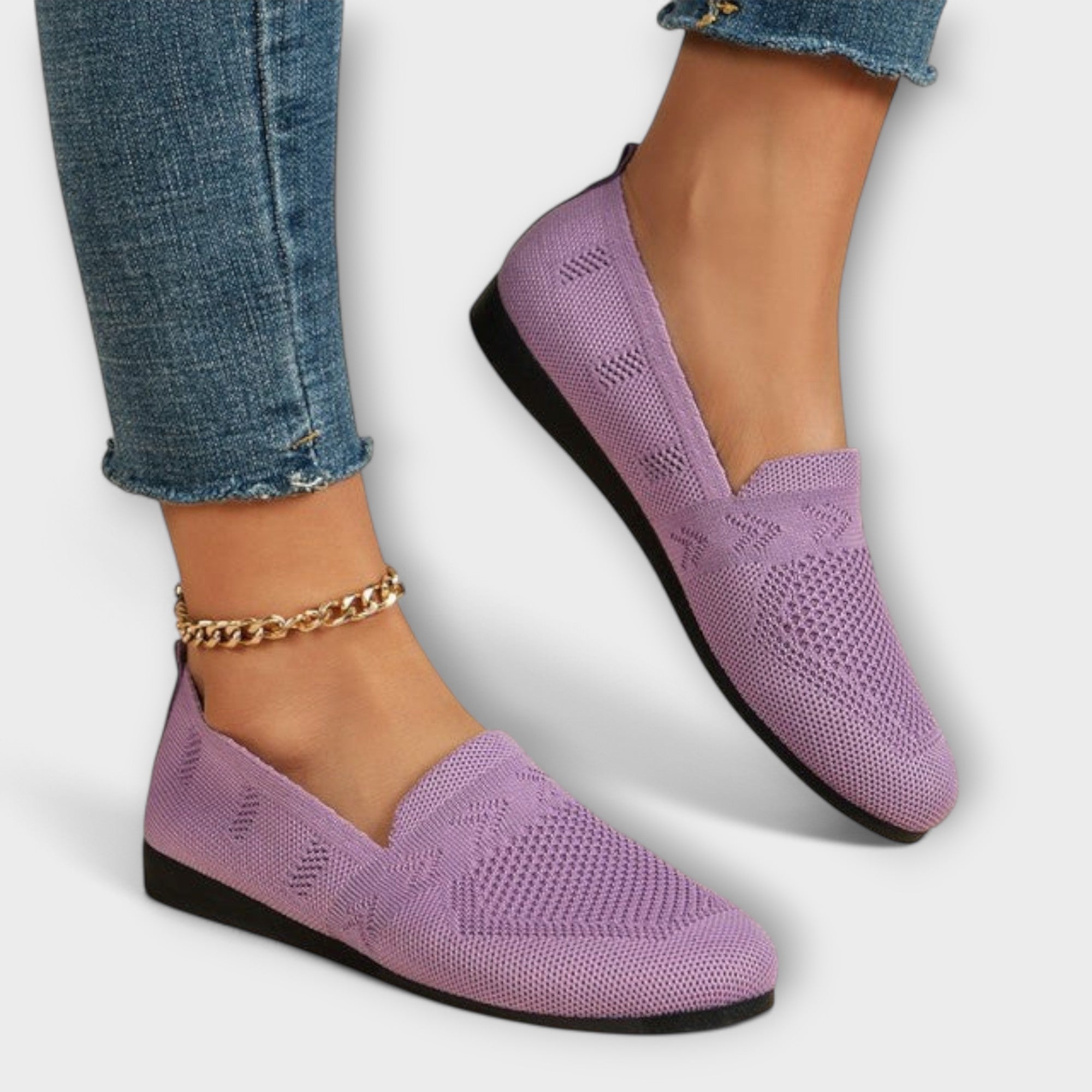 Rafaela | Mocassins Versáteis em Azul e Preto, do 36 ao 42