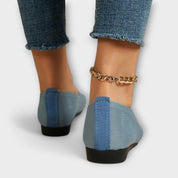 Rafaela | Mocassins Versáteis em Azul e Preto, do 36 ao 42