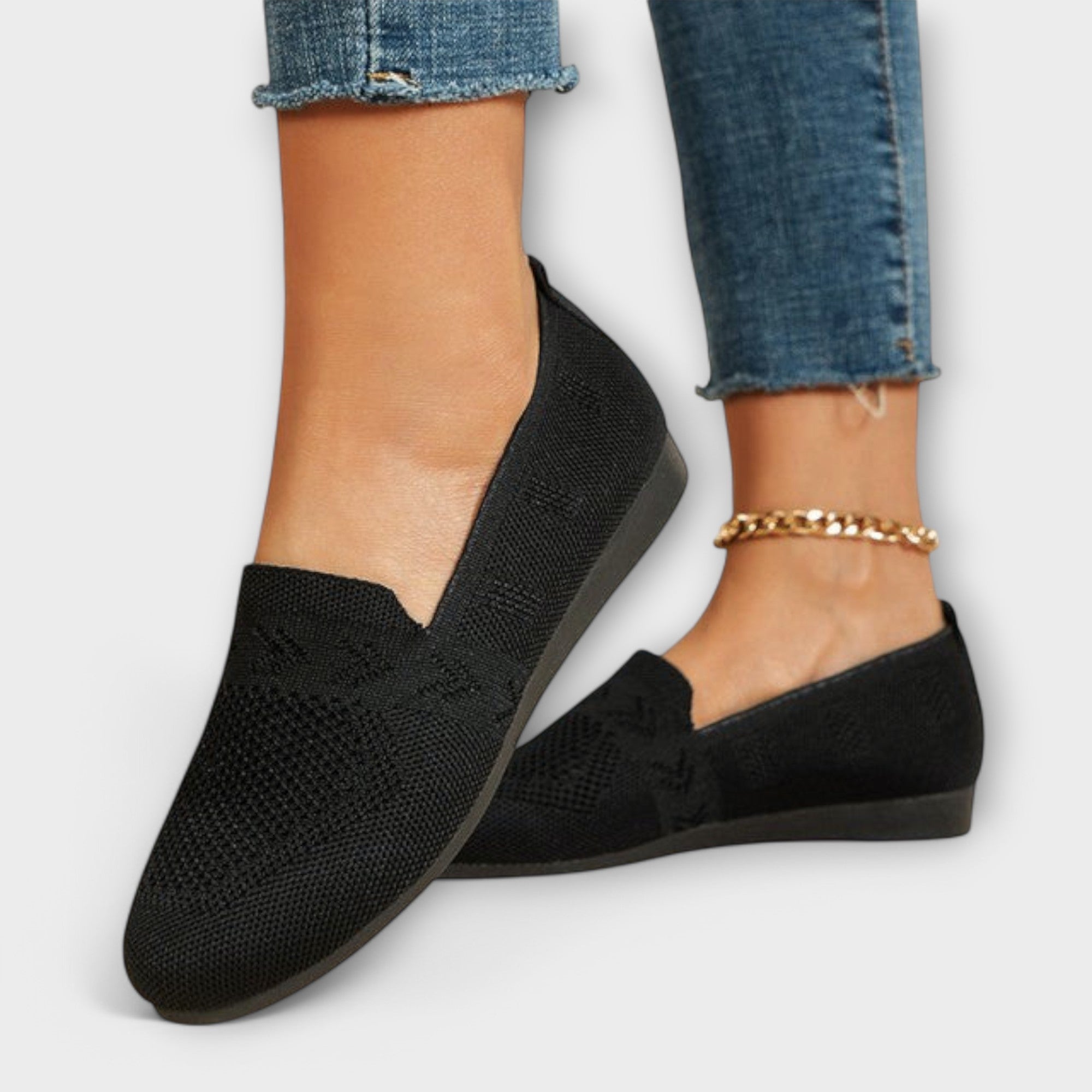 Rafaela | Mocassins Versáteis em Azul e Preto, do 36 ao 42