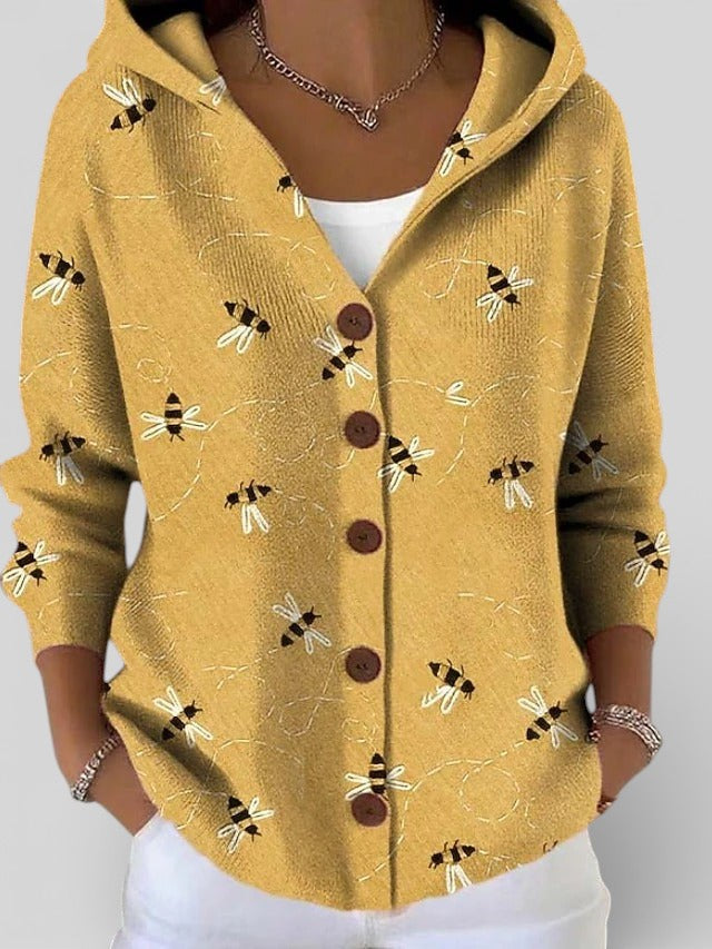 Carmen | Cardigan longo artístico e quente para Mulher