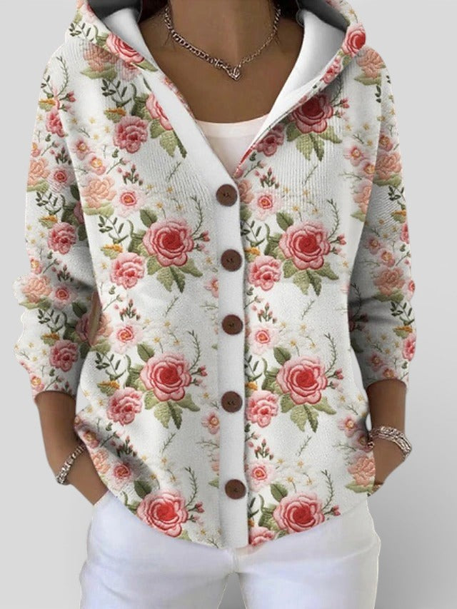 Carmen | Cardigan longo artístico e quente para Mulher
