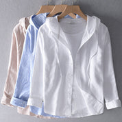 Filipa - Blusa de Algodão com Capuz