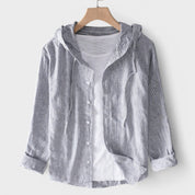 Clara - Blusa de Algodão com Capuz