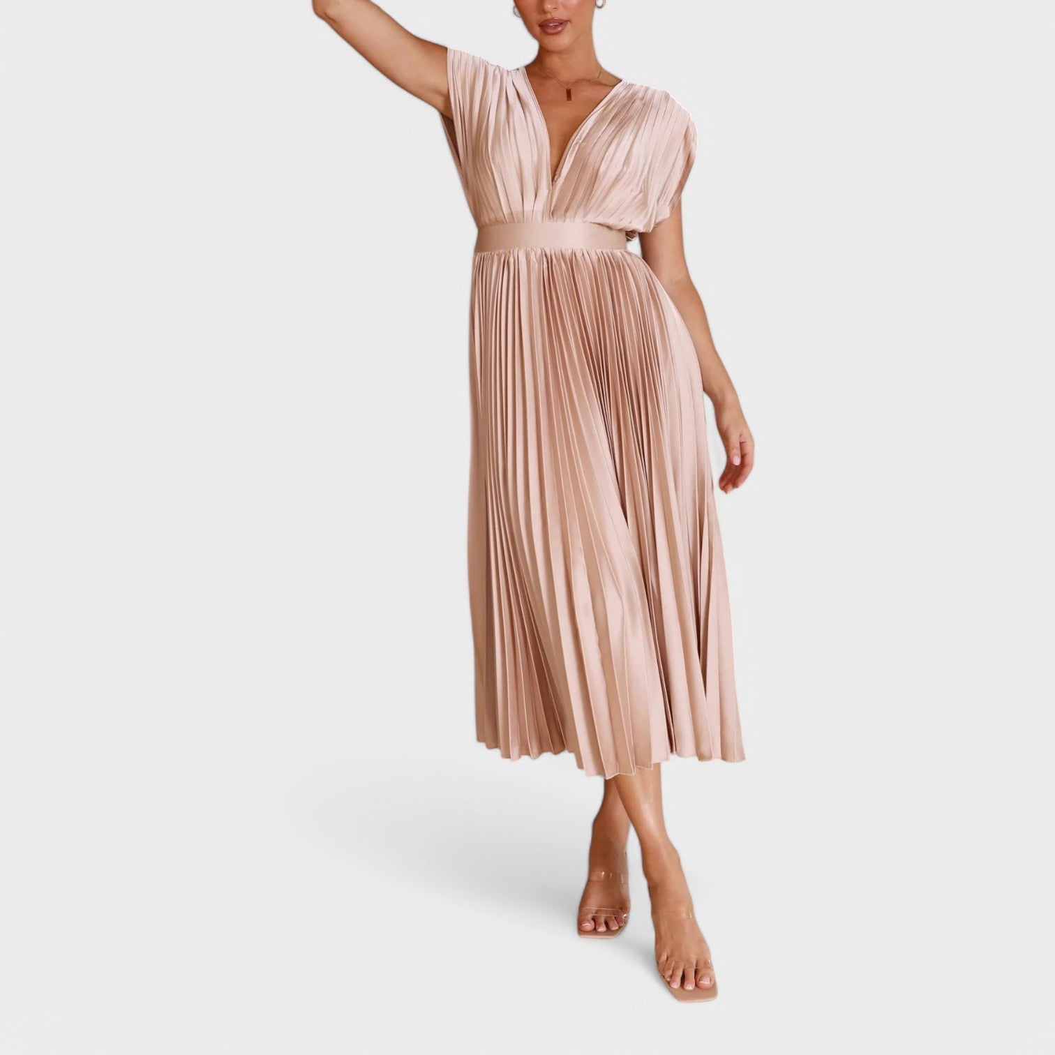 Paula - Vestido plissado elegante