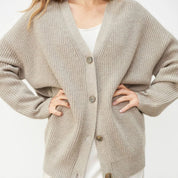 Bea - Cardigan Elegante de Caxemira