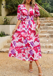 Danielle | Vestido Midi Luxuoso e Atemporal (Quase esgotado)