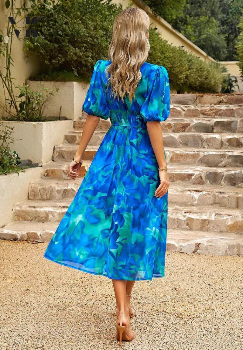 Danielle | Vestido Midi Luxuoso e Atemporal (Quase esgotado)