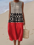 Jane | Vestido de verão leve e sem mangas para Mulher