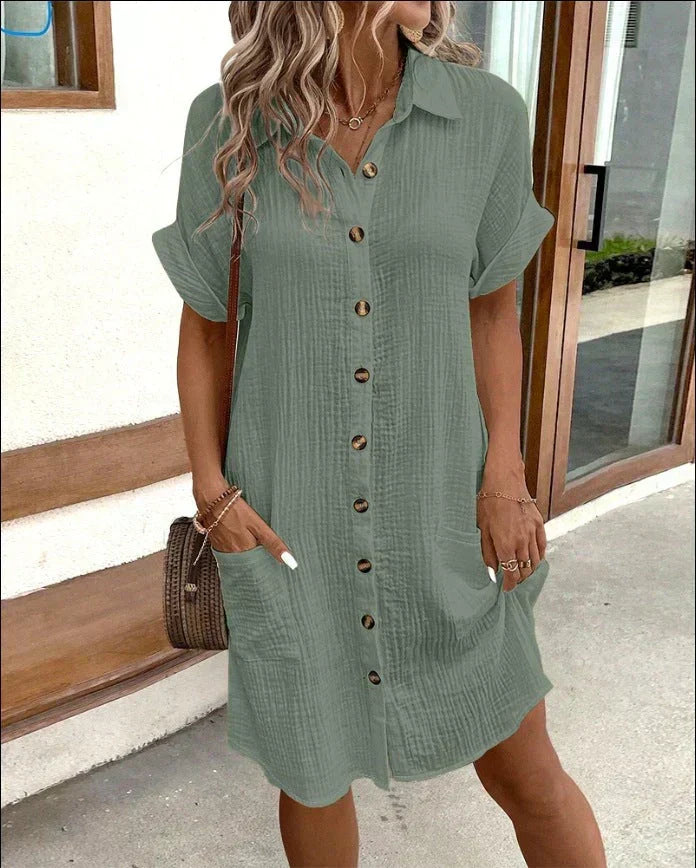 Vestido Polo Celest Elegante (Quase Esgotado)