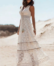 Nina | Vestido boêmio luxuoso