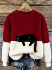 Luna | Camisola com Gráfico de Gato para Mulher