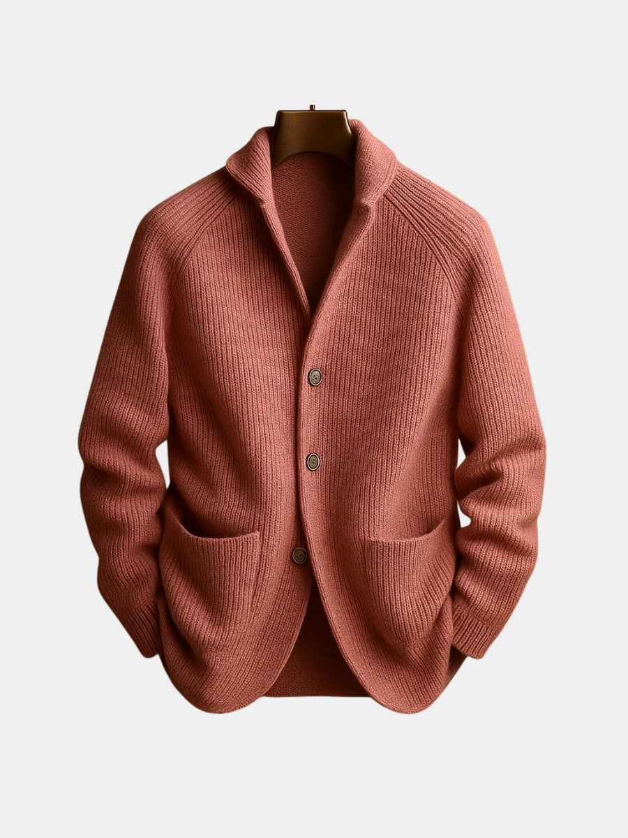 Roro | CARDIGAN DE HOMEM EM LANA CÔNICA PARA HOMEM