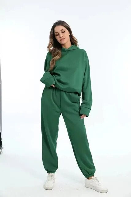 Adriana | Conjunto Hoodie e Calças de Treino Mulher Oversize
