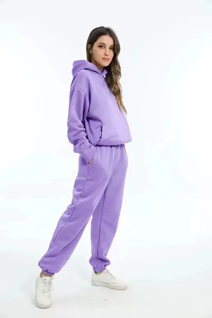 Adriana | Conjunto Hoodie e Calças de Treino Mulher Oversize