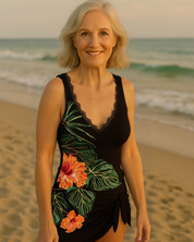 Cátia - Tankini com padrão floral