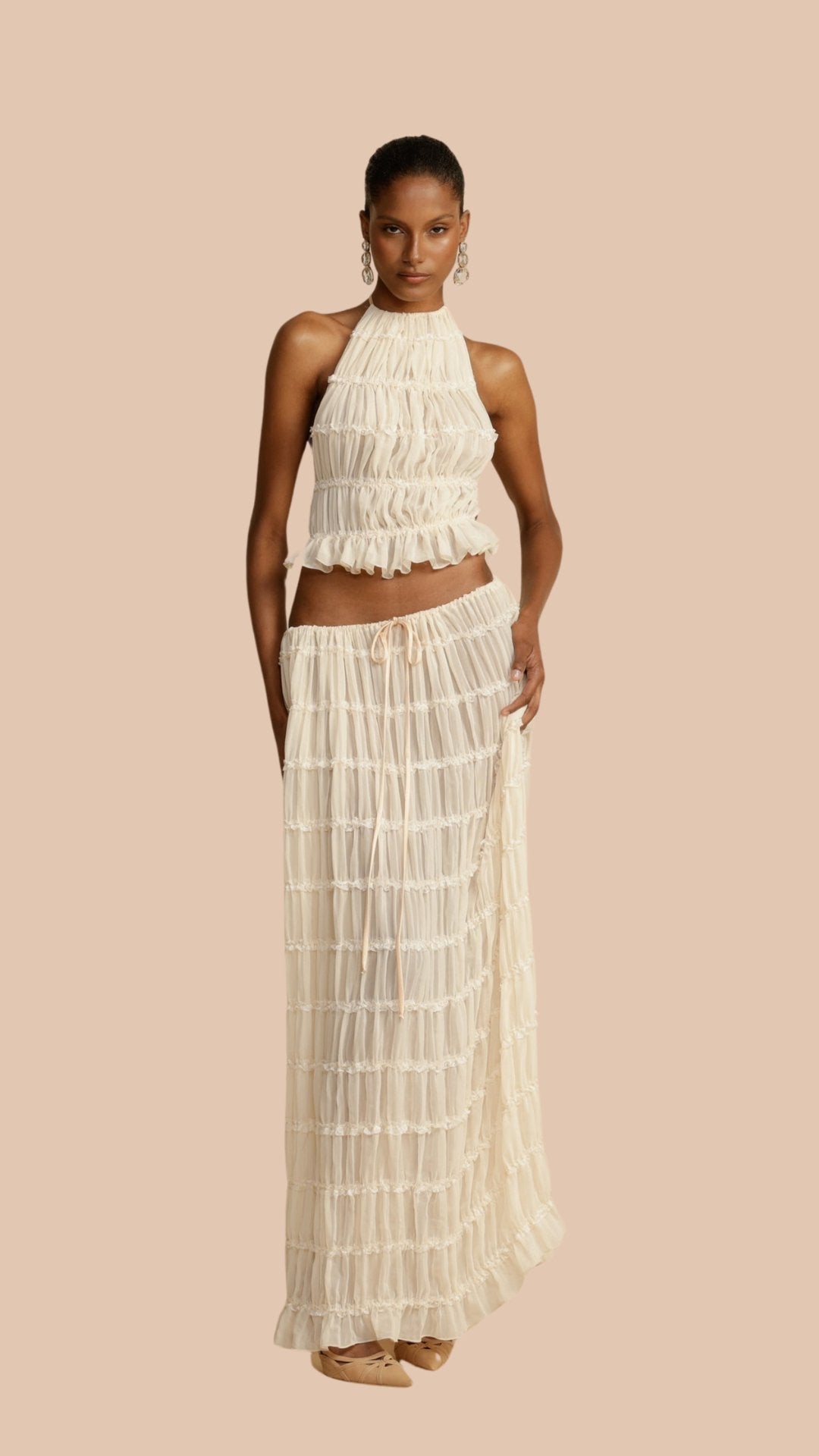 Naomi - Conjunto de vestido conversível 2 em 1