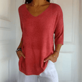 Anna | Top de malha com decote em V