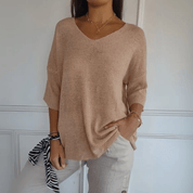 Anna | Top de malha com decote em V