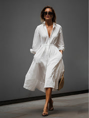 Margarida | Vestido Maxi Floral Romântico