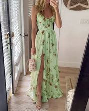 Charlice | Vestido longo floral
