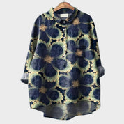 Flora - Camisa de linho de algodão