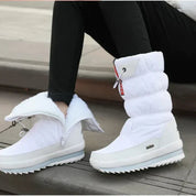 Beatriz | Botas de Neve Impermeáveis Mulher Cano Médio Acolchoadas