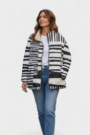 Beatriz | Casaco Acolchoado Estampado Floral Mulher Patchwork