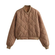 Beatriz | Casaco Bomber Acolchoado Mulher Cropped