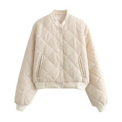 Beatriz | Casaco Bomber Acolchoado Mulher Cropped