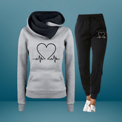 Beatriz | Conjunto Desportivo Mulher Hoodie com Calças de Jogging