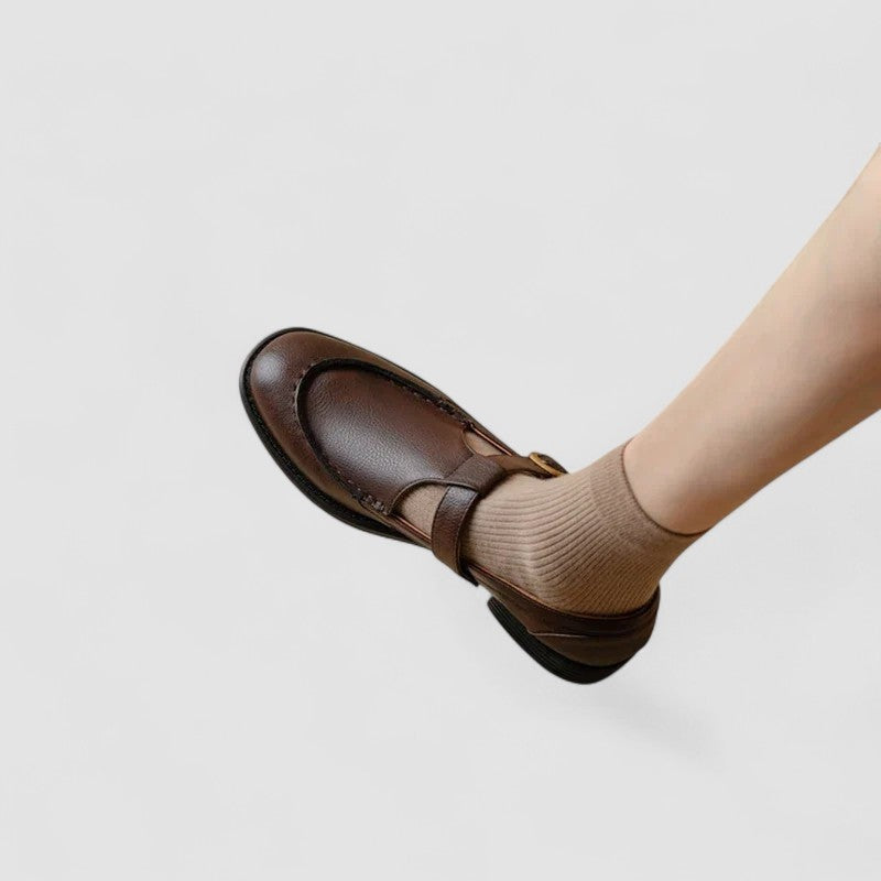 Beatriz | Sapatos Mary Jane Mulher Bico Quadrado Salto Baixo