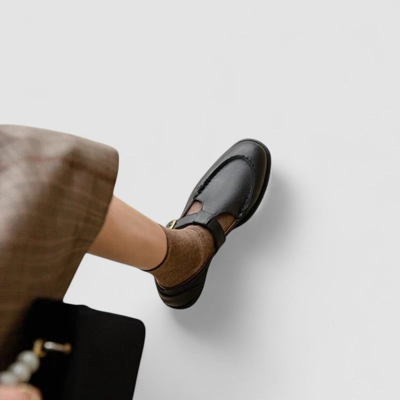 Beatriz | Sapatos Mary Jane Mulher Bico Quadrado Salto Baixo