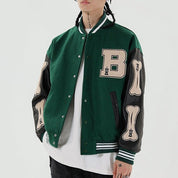 Beatriz | Varsity Jacket Mulher Bomber com Bordados