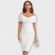 Ofélia - Vestido Elegante com Decote em V